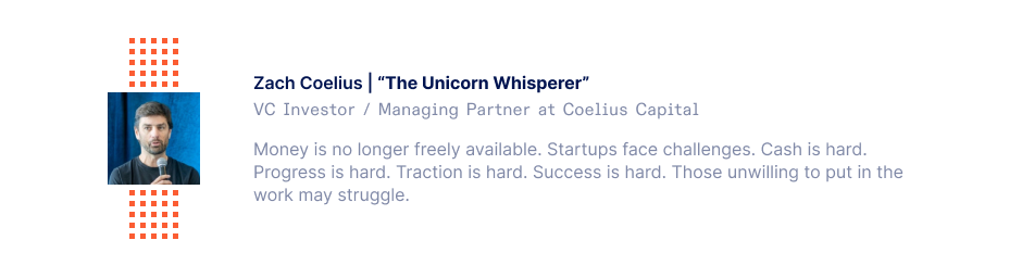 zach coelius insights on startups