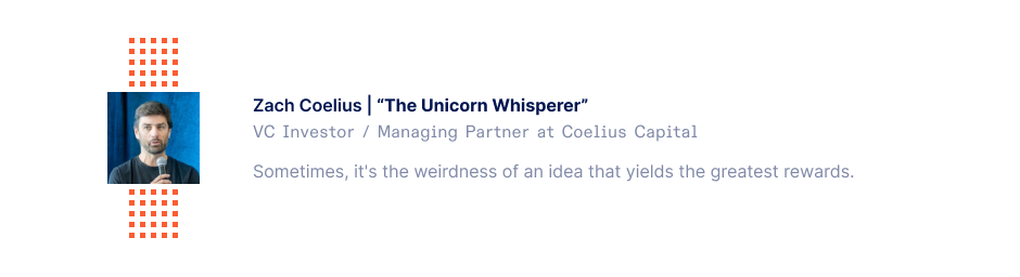 zach coelius insights on startups